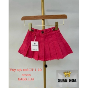 váy kaki màu hong 210